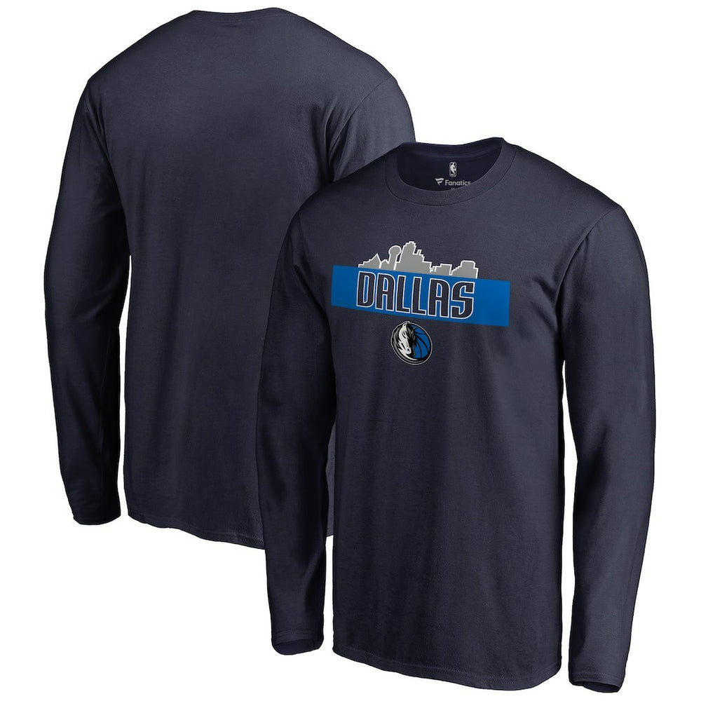 NBA Dallas Mavericks Hometown Collection Skyline Long Sleeve T-Shirt sale