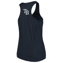 MLB Tampa Bay Rays Soft as a Grape Women's Plus Size Swing for the Fences Racerback Tank Top