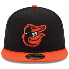MLB Baltimore Orioles New Era Road Authentic Collection On-Field 59FIFTY Fitted Hat