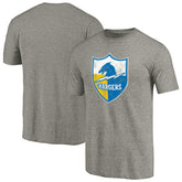Throwback Logo Tri-Blend T-Shirt - Los Angeles Chargers