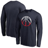 NBA Washington Wizards Gradient Logo Long Sleeve T-Shirt