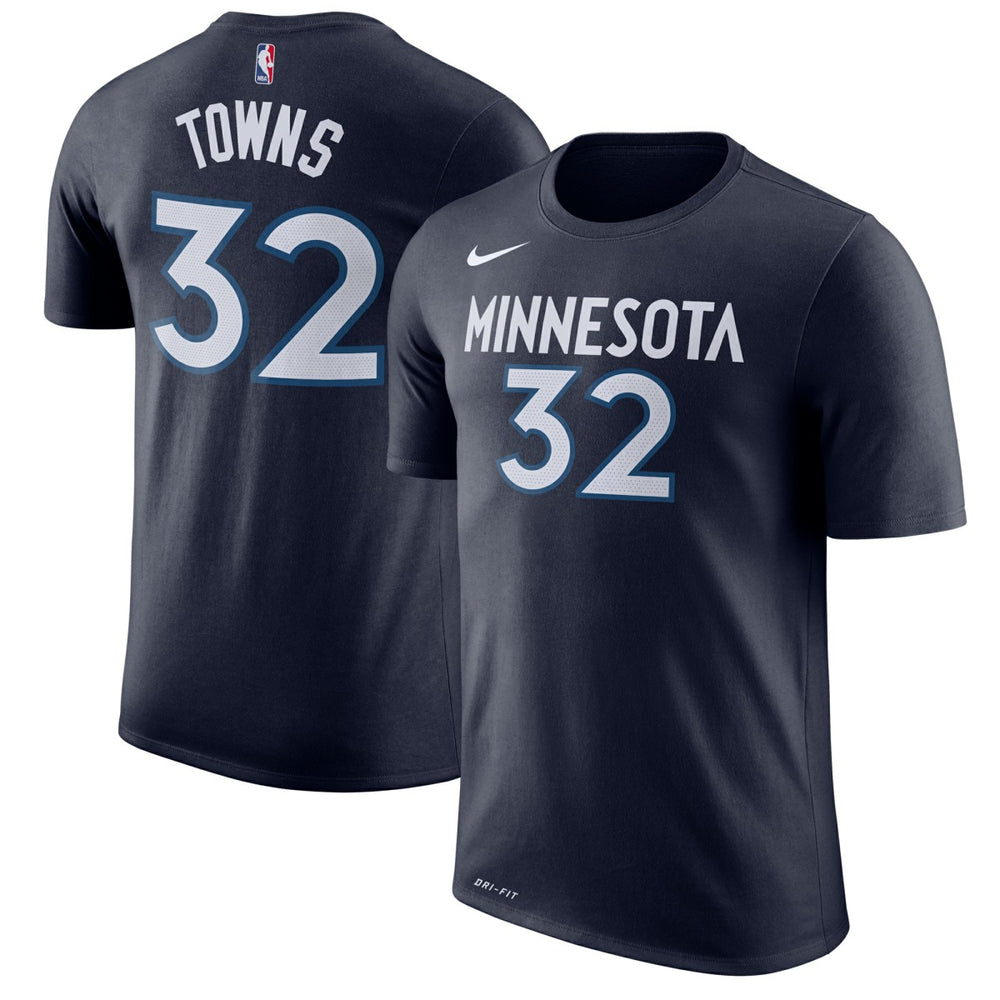 NBA Karl-Anthony Towns Minnesota Timberwolves Name & Number Performance T-Shirt