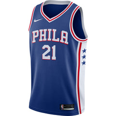 NBA Joel Embiid Philadelphia 76ers Swingman Jersey Royal