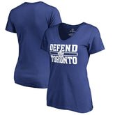 NHL Royal Toronto Maple Leafs Women's Hometown Collection Defend T-Shirt