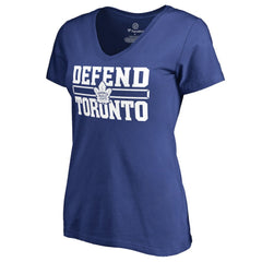NHL Royal Toronto Maple Leafs Women's Hometown Collection Defend T-Shirt