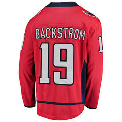 NHL Red Nicklas Backstrom Washington Capitals Fanatics Breakaway Jersey