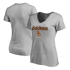 MLB San Diego Padres Women's Core Wahconah V-Neck T-Shirt