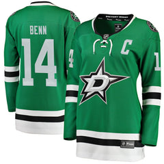 NHL Green Jamie Benn Dallas Stars Fanatics Women's Home Breakaway Jersey