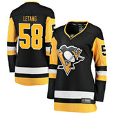 NHL Black Kris Letang Pittsburgh Penguins Fanatics Women's Home Breakaway Jersey