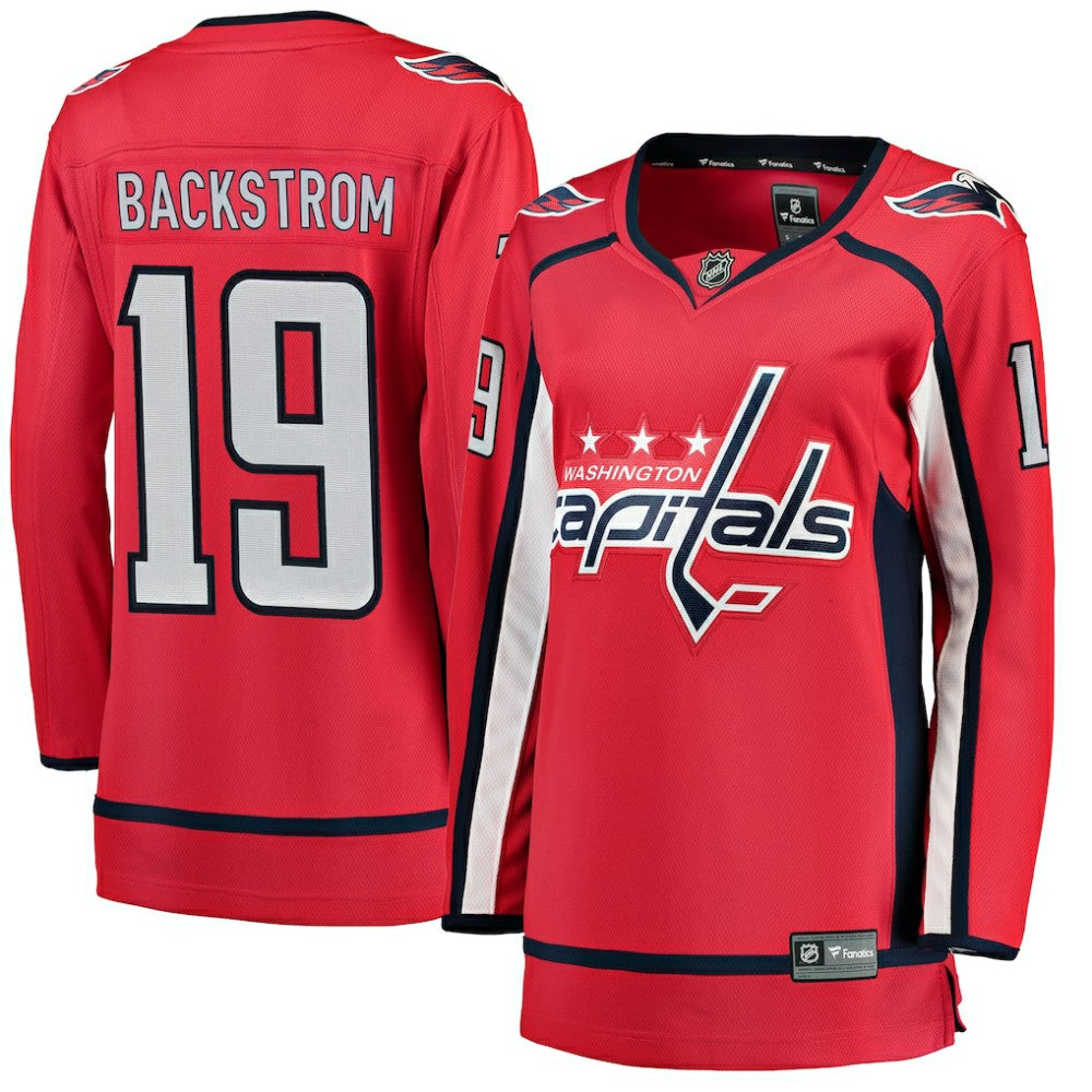 NHL Red Nicklas Backstrom Washington Capitals Fanatics Women's Home Breakaway Jersey