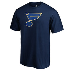 NHL Navy St. Louis Blues Primary Logo T-Shirt
