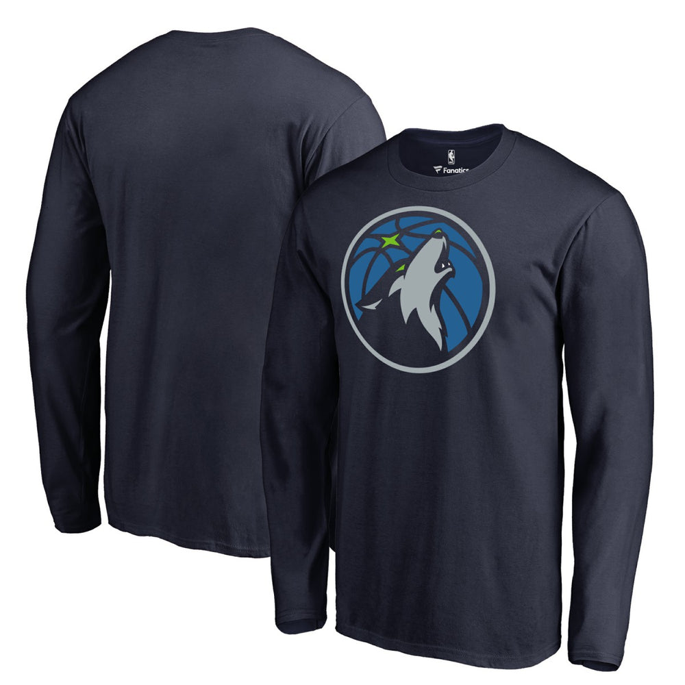 NBA Minnesota Timberwolves Primary Logo 2 Long Sleeve T-Shirt