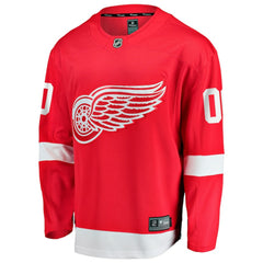 NHL Red Detroit Red Wings Fanatics Home Breakaway Custom Jersey