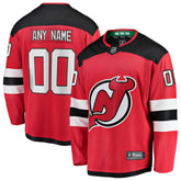 NHL Red New Jersey Devils Fanatics Home Breakaway Custom Jersey