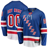 NHL Blue New York Rangers Fanatics Home Breakaway Custom Jersey