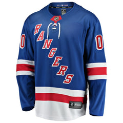 NHL Blue New York Rangers Fanatics Home Breakaway Custom Jersey