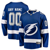 NHL Blue Tampa Bay Lightning Fanatics Home Breakaway Custom Jersey