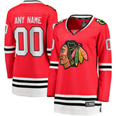 NHL Red Chicago Blackhawks Fanatics Women's Home Breakaway Custom Jersey