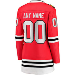 NHL Red Chicago Blackhawks Fanatics Women's Home Breakaway Custom Jersey