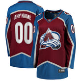 NHL Maroon Colorado Avalanche Fanatics Women's Home Breakaway Custom Jersey
