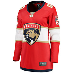 NHL Red Florida Panthers Fanatics Women's Home Breakaway Custom Jersey