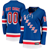 NHL Blue New York Rangers Fanatics Women's Home Breakaway Custom Jersey