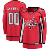 NHL Red Washington Capitals Fanatics Women's Home Breakaway Custom Jersey