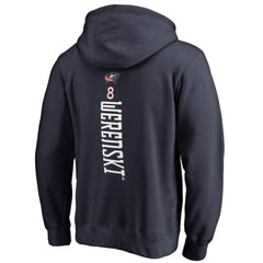 NHL Navy Zach Werenski Columbus Blue Jackets Backer Pullover Hoodie