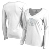 NHL White Chicago Blackhawks Women's White Out Long Sleeve T-Shirt