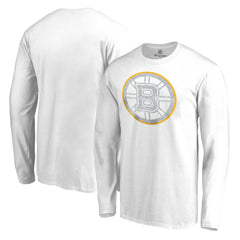 NHL White Boston Bruins White Out Long Sleeve T-Shirt