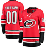 NHL Red Carolina Hurricanes Fanatics Women's Alternate Breakaway Custom Jersey