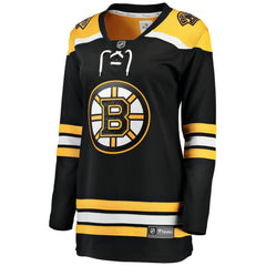NHL Black Boston Bruins Fanatics Women's Home Breakaway Jersey