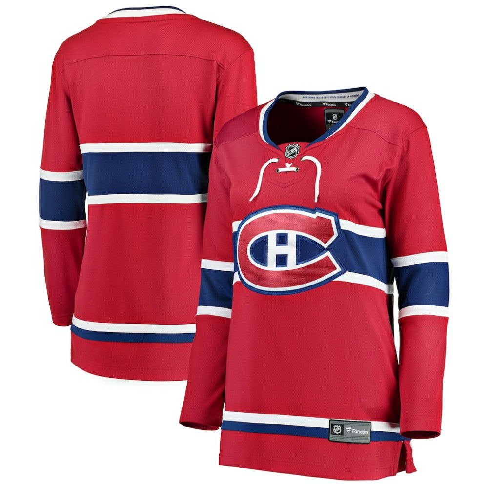 NHL Red Montreal Canadiens Fanatics Women's Home Breakaway Jersey