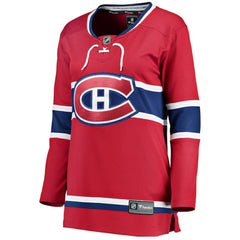NHL Red Montreal Canadiens Fanatics Women's Home Breakaway Jersey
