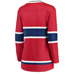 NHL Red Montreal Canadiens Fanatics Women's Home Breakaway Jersey