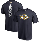 NHL Navy Filip Forsberg Nashville Predators Backer T-Shirt