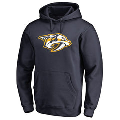 NHL Navy Filip Forsberg Nashville Predators Backer Pullover Hoodie