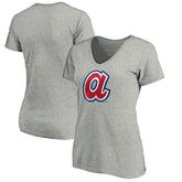 MLB Atlanta Braves Women's Forbes V-Neck T-Shirt