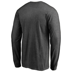 NHL Heathered Gray New York Islanders Victory Arch Long Sleeve T-Shirt