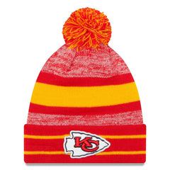 Team Logo Cuffed Knit Hat with Pom - Kansas City Chiefs