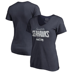 Women's Nostalgia V-Neck T-Shirt - Seattle Seahawks