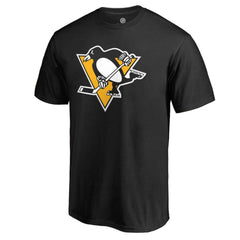NHL Black Bryan Rust Pittsburgh Penguins Backer Name & Number T-Shirt