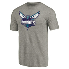NBA Charlotte Hornets Distressed Team Logo Tri-Blend T-Shirt