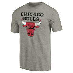 NBA Chicago Bulls Distressed Team Logo Tri-Blend T-Shirt sale