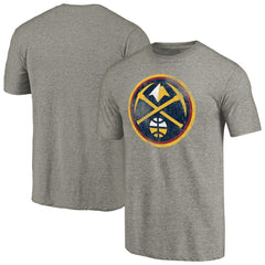 NBA Denver Nuggets Distressed Team Logo Tri-Blend T-Shirt sale
