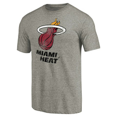 NBA Miami Heat Distressed Team Logo Tri-Blend T-Shirt