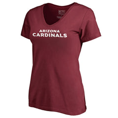 Women's Wordmark V-Neck T-Shirt - Arizona Cardinals