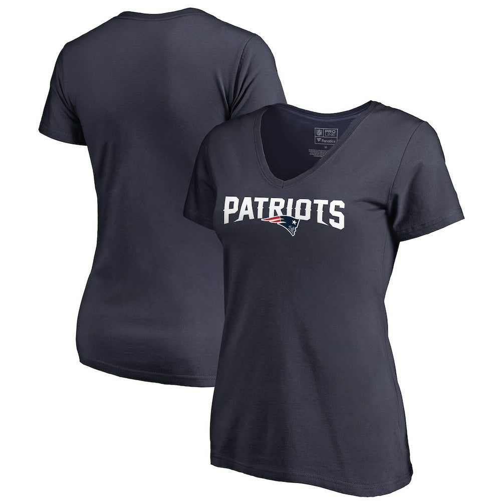Women's Wordmark V-Neck T-Shirt - New England Patriots