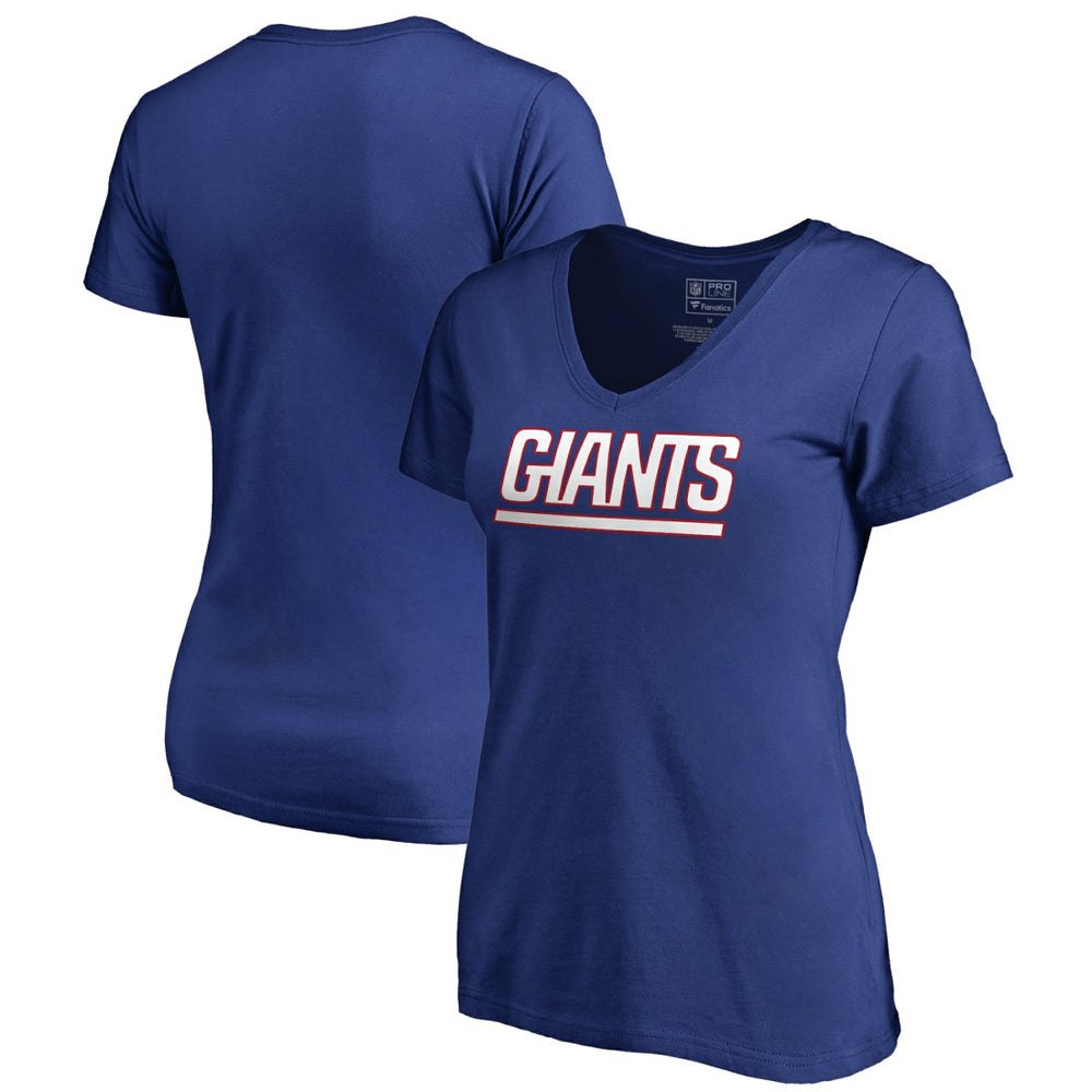 Women's Wordmark V-Neck T-Shirt - New York Giants