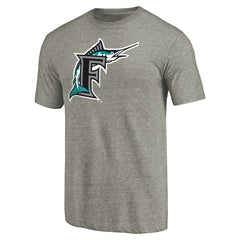 MLB Miami Marlins Cooperstown Collection Forbes Tri-Blend T-Shirt